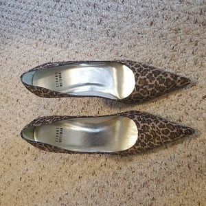 Stuart Weitzman 3' leopard print heels size 8.5